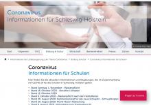 Coronavirus - Informationen für SH von der Landesregierung